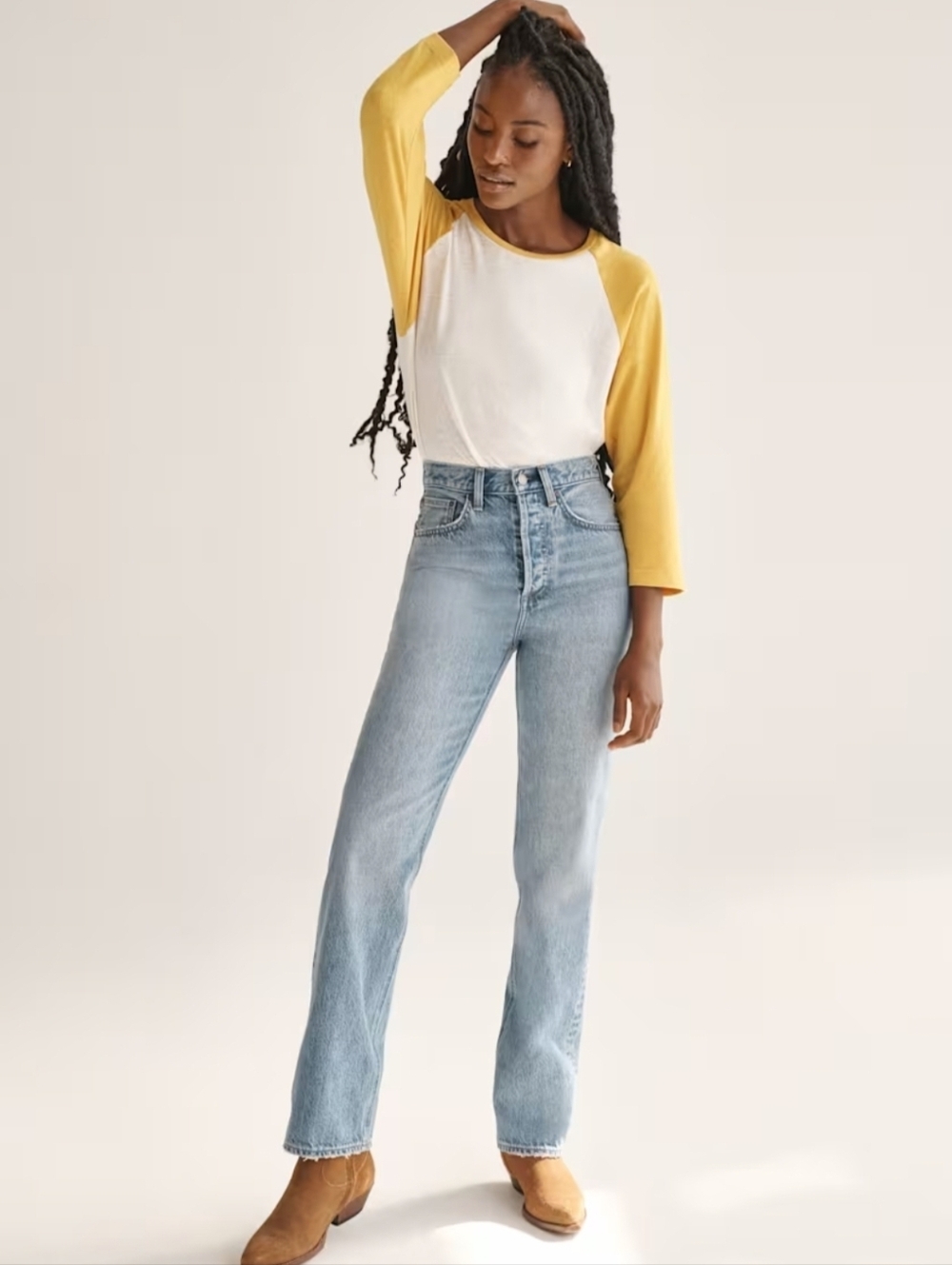 Denim Forum The Joni High Rise Loose 32l loose Jeans Size 27 - Picture 3 of 16